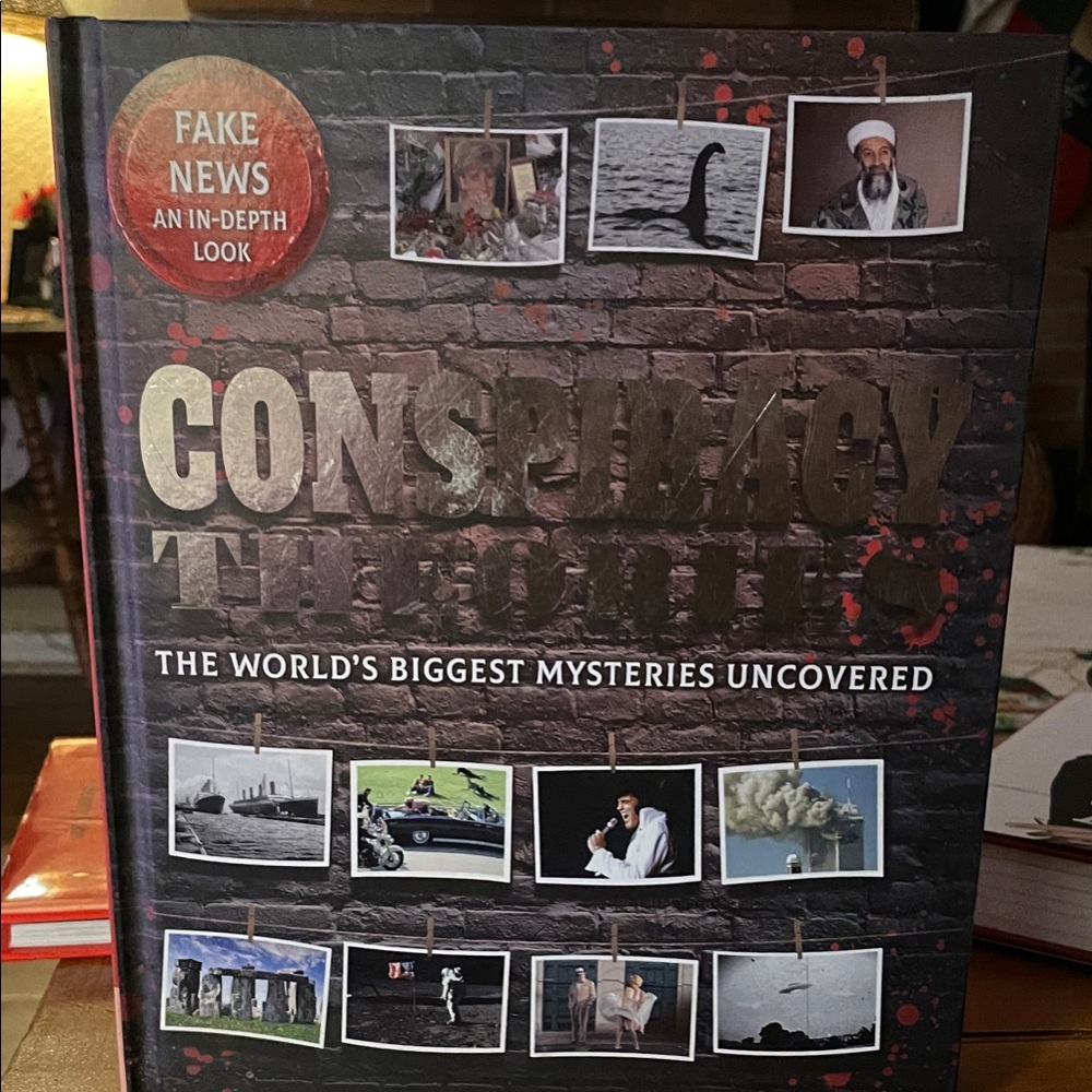 Conspiracy Theories Book - Black and Gold Cover